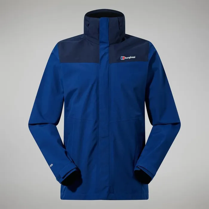 Waterproof Men Berghaus Hillwalker InterActive Jacket 8211 BlueDark Blue
