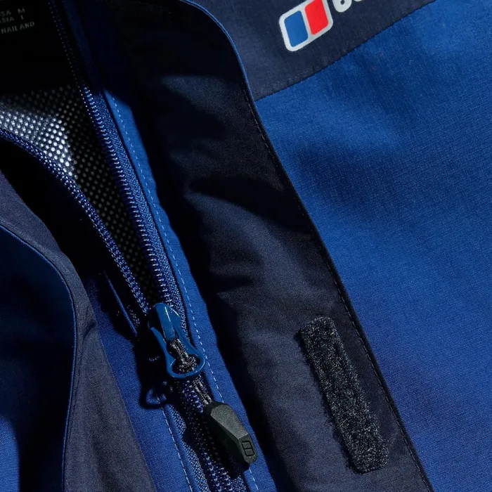 Waterproof Men Berghaus Hillwalker InterActive Jacket 8211 BlueDark Blue