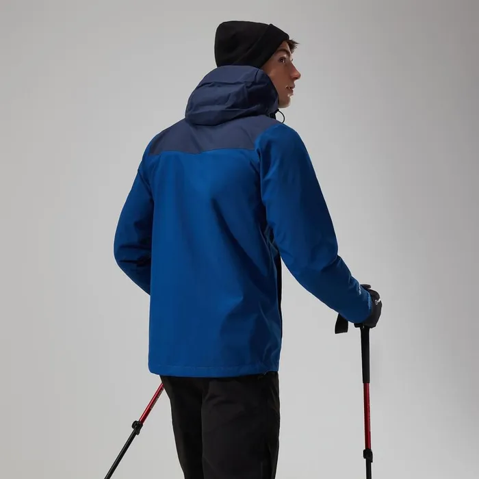 Waterproof Men Berghaus Hillwalker InterActive Jacket 8211 BlueDark Blue