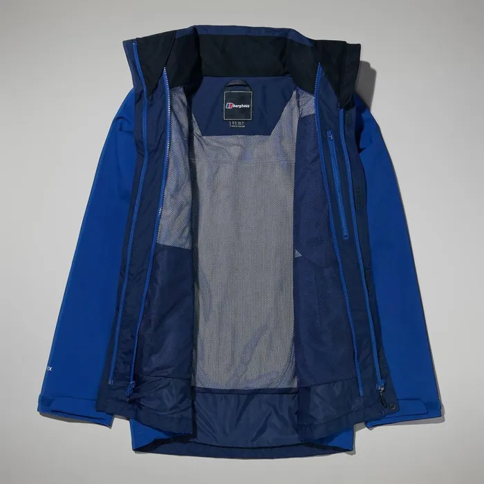Waterproof Men Berghaus Hillwalker InterActive Jacket 8211 BlueDark Blue