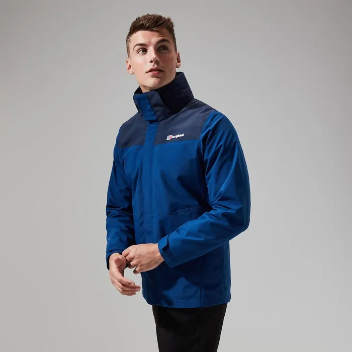 Waterproof Men Berghaus Hillwalker InterActive Jacket 8211 BlueDark Blue