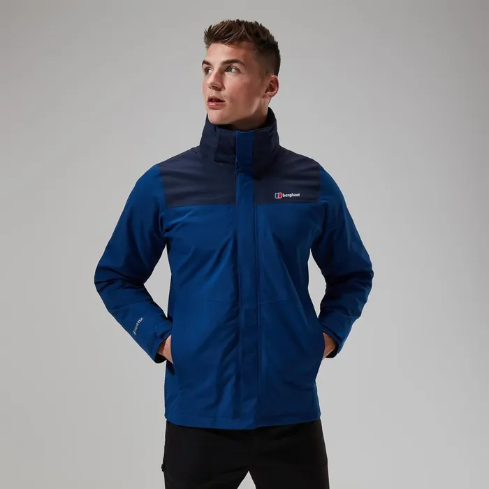 Waterproof Men Berghaus Hillwalker InterActive Jacket 8211 BlueDark Blue