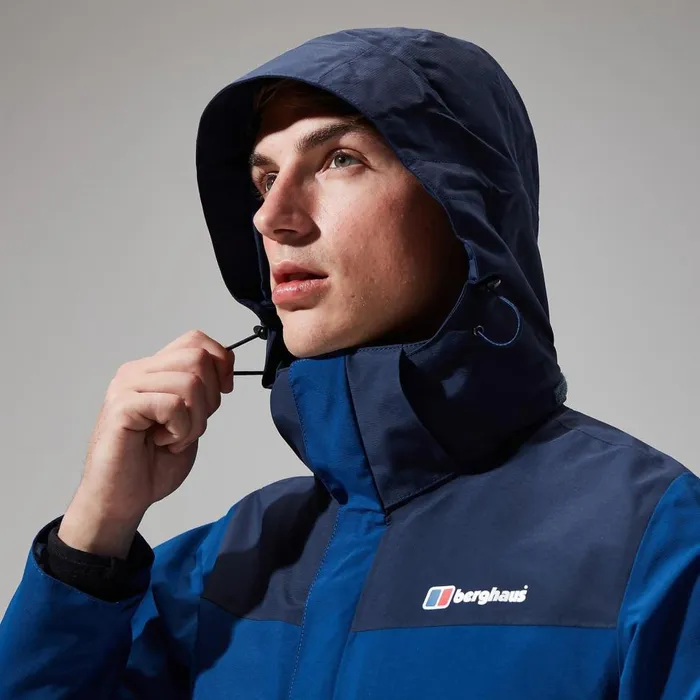 Waterproof Men Berghaus Hillwalker InterActive Jacket 8211 BlueDark Blue
