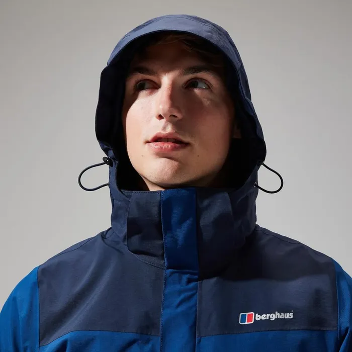 Waterproof Men Berghaus Hillwalker InterActive Jacket 8211 BlueDark Blue