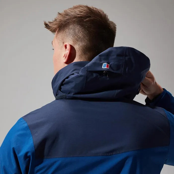Waterproof Men Berghaus Hillwalker InterActive Jacket 8211 BlueDark Blue
