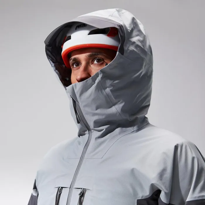 Waterproof Men Berghaus MTN Guide Alpine Pro Jacket 8211 Grey
