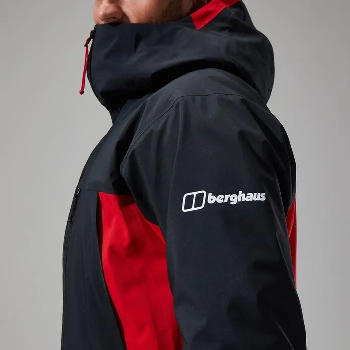 Waterproof Men Berghaus MTN Seeker GTX Jacket 8211 BlackRed