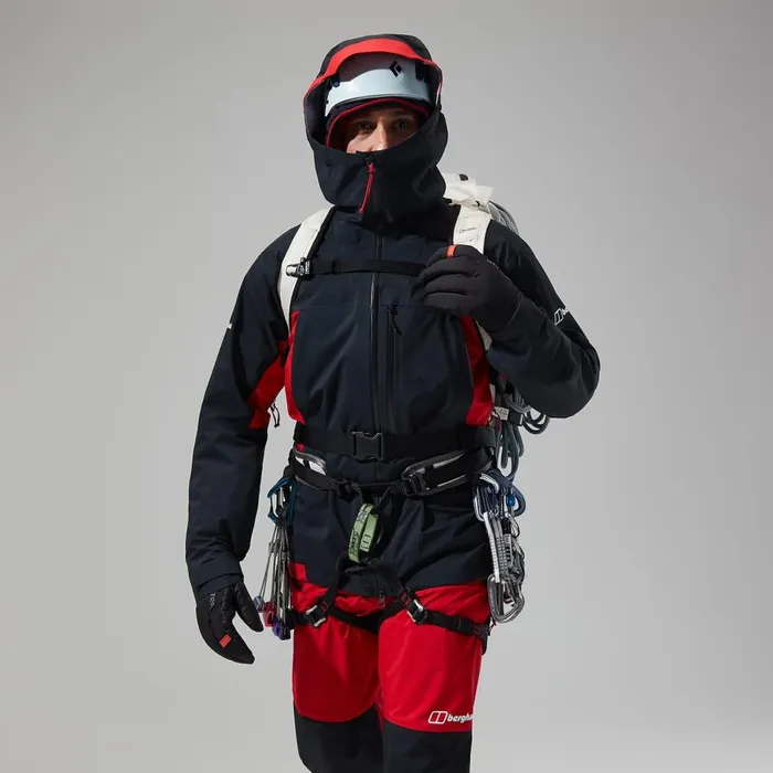 Waterproof Men Berghaus MTN Seeker GTX Jacket 8211 BlackRed