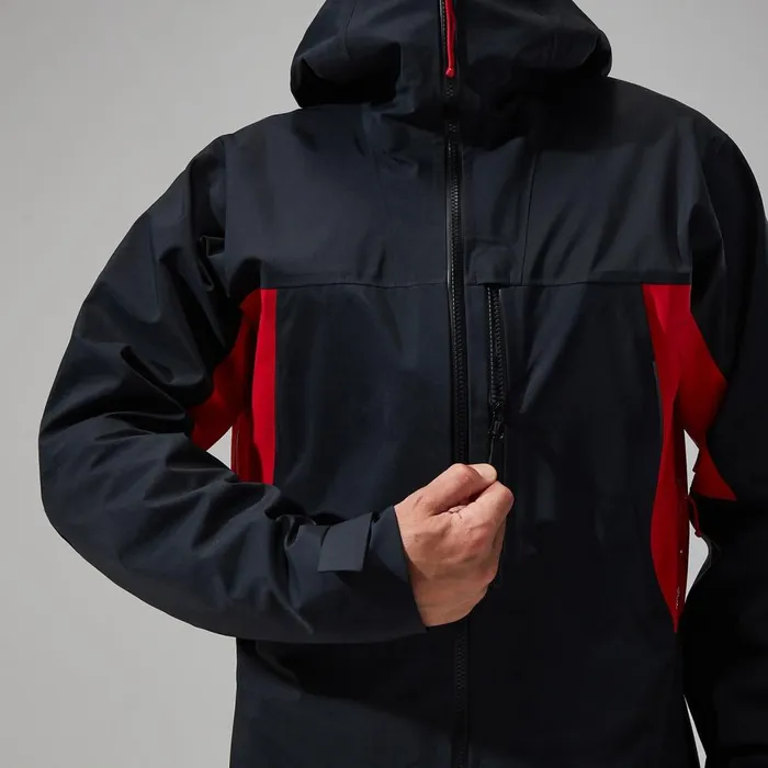 Waterproof Men Berghaus MTN Seeker GTX Jacket 8211 BlackRed