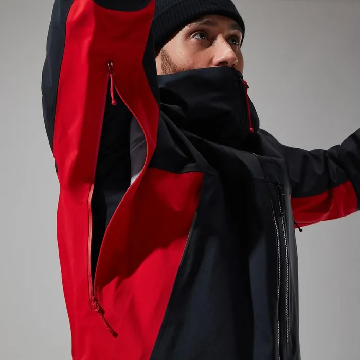 Waterproof Men Berghaus MTN Seeker GTX Jacket 8211 BlackRed