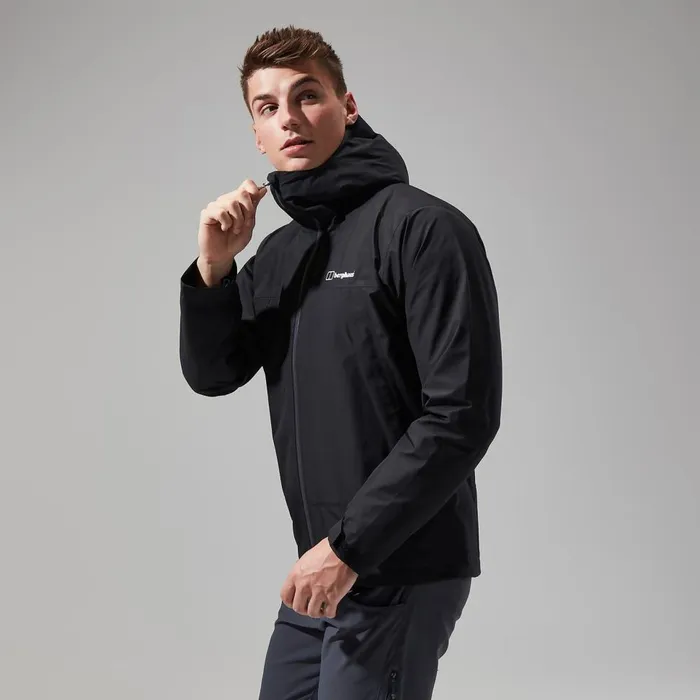 Waterproof Men Berghaus Paclite Dynak Jacket 8211 Black