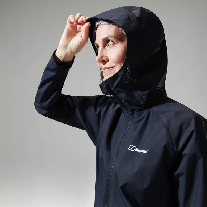 Waterproof Women Berghaus Deluge Pro Jacket 8211 Black