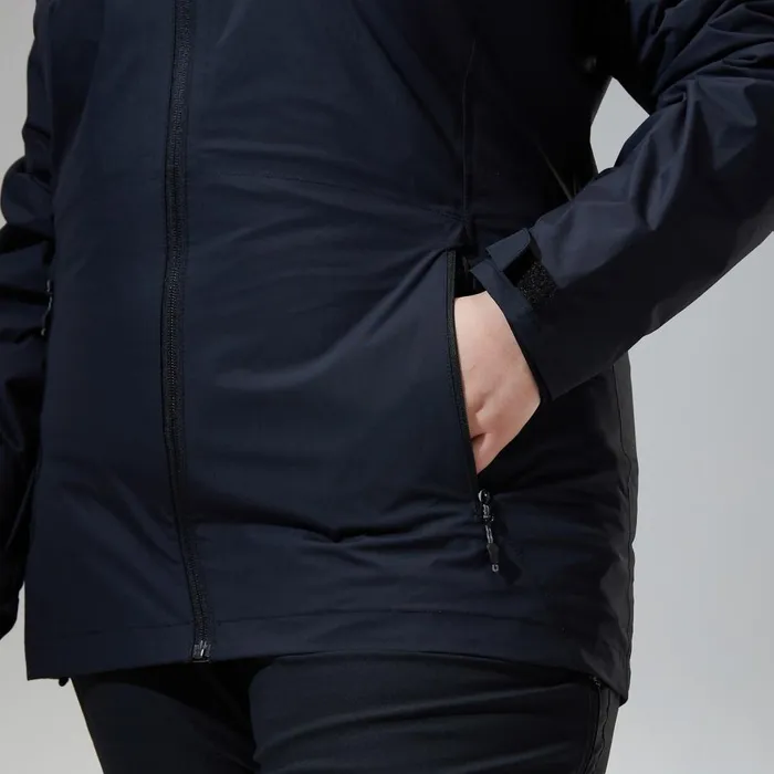 Waterproof Women Berghaus Deluge Pro Jacket 8211 Black