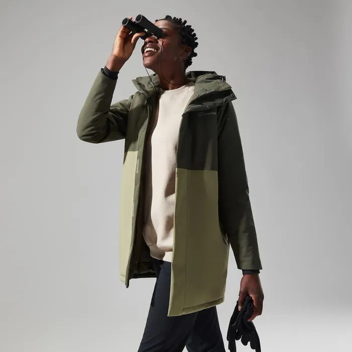 Waterproof Women Berghaus Hinderwick Jacket 8211 Green