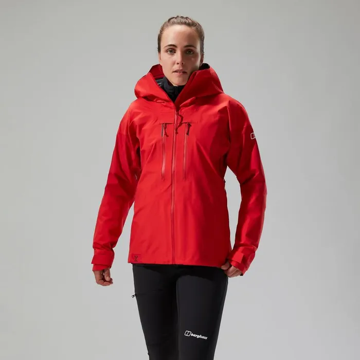 Waterproof Women Berghaus MTN Guide Alpine Pro Jacket 8211 Red