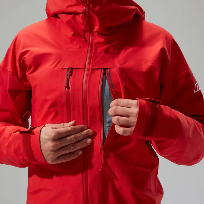 Waterproof Women Berghaus MTN Guide Alpine Pro Jacket 8211 Red