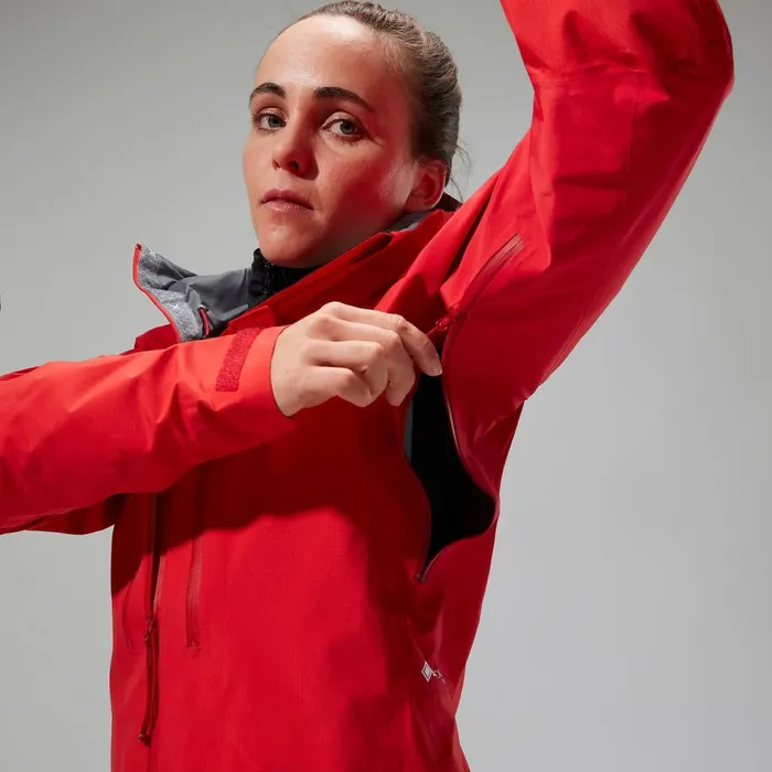 Waterproof Women Berghaus MTN Guide Alpine Pro Jacket 8211 Red