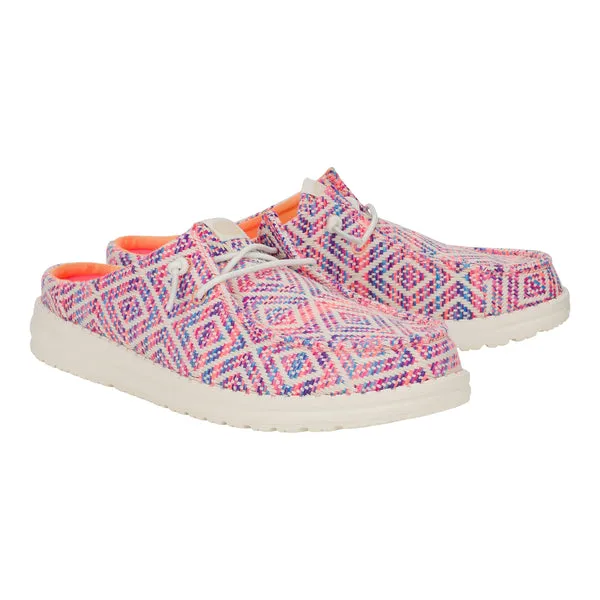 Wendy Slip Surf Baja BluePinkMulti Apparel Mules heydude