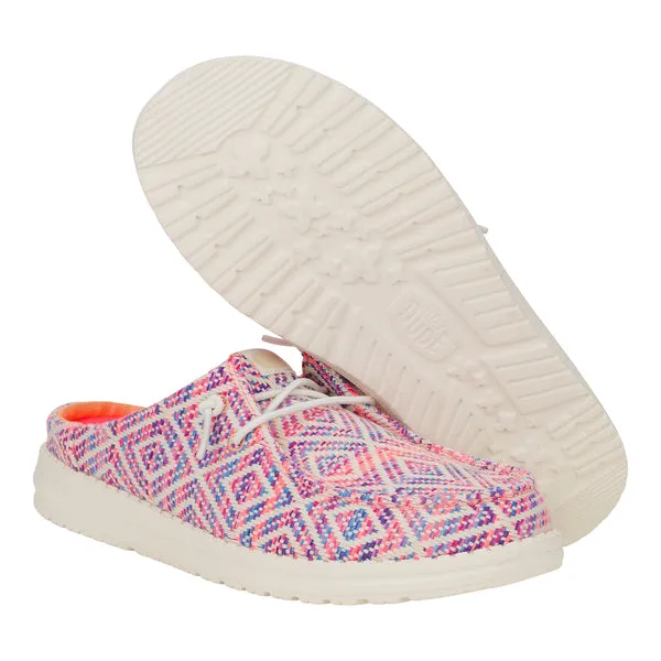 Wendy Slip Surf Baja BluePinkMulti Apparel Mules heydude