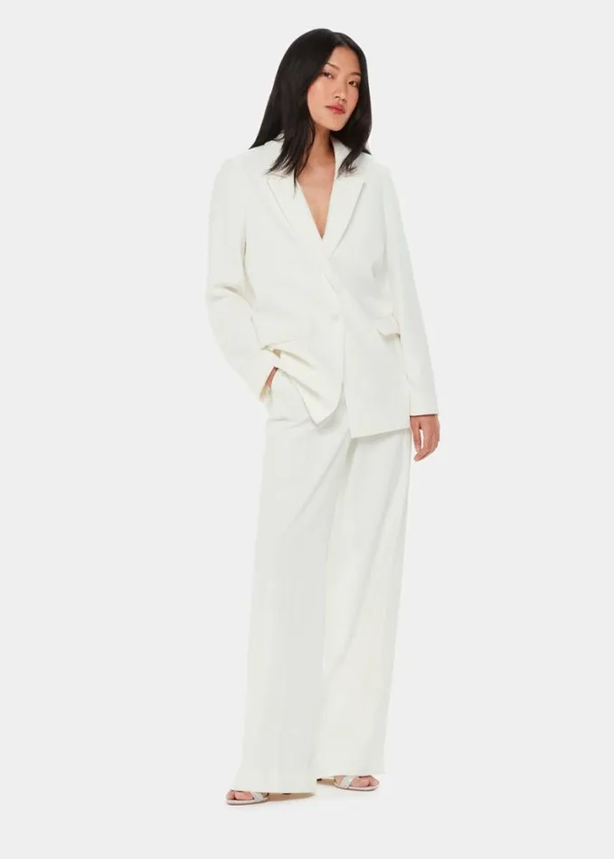 Whistles Andie Wedding Trouser Ivorymulti Women Pants