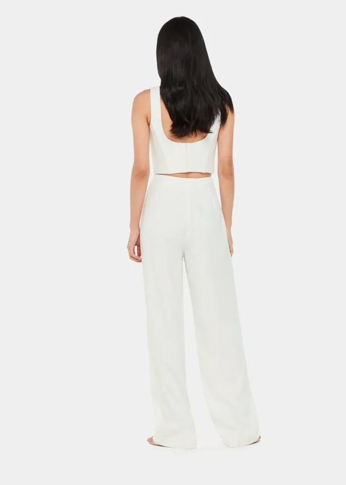 Whistles Andie Wedding Trouser Ivorymulti Women Pants