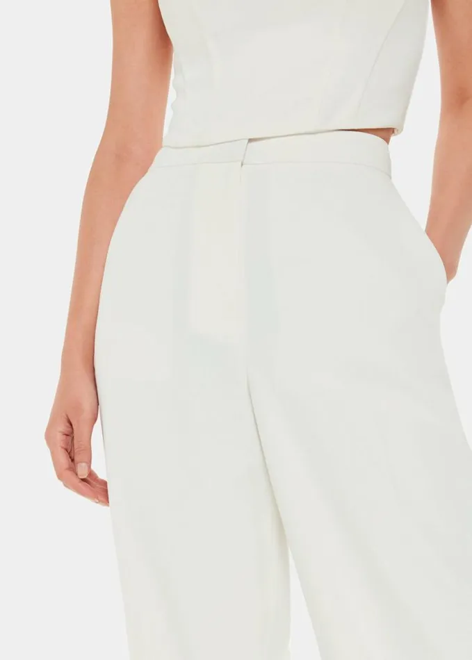 Whistles Andie Wedding Trouser Ivorymulti Women Pants