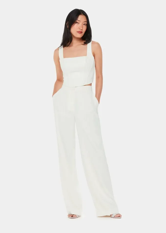 Whistles Andie Wedding Trouser Ivorymulti Women Pants