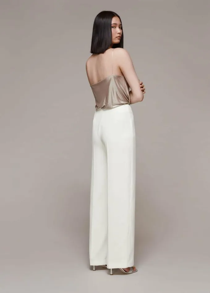 Whistles Annie Wedding Trouser Ivorymulti Women Pants