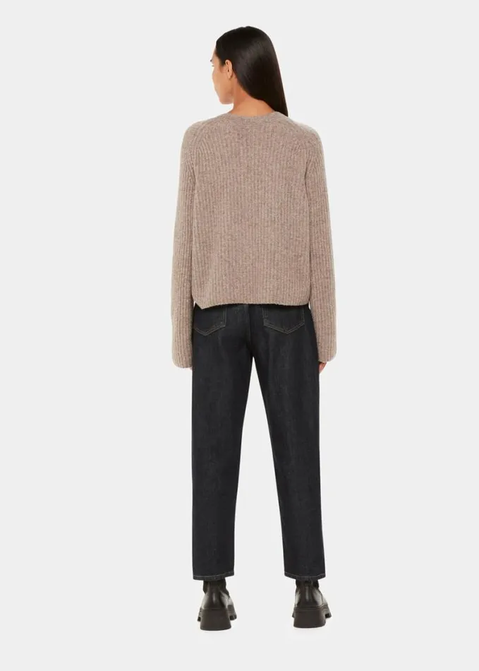Whistles Authentic Barrel Leg Jean Dark Denim Women Pants