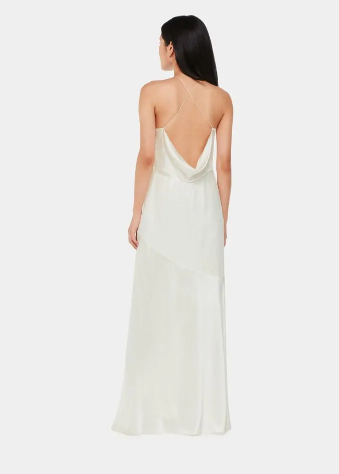 Whistles Eileen Silk Wedding Dress Ivorymulti Women Dresses