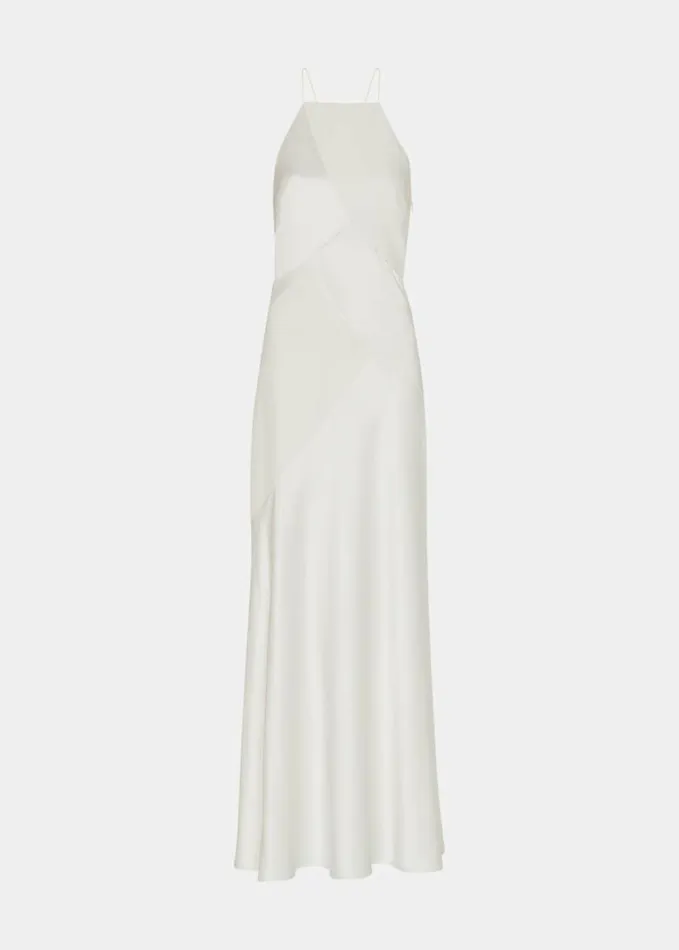 Whistles Eileen Silk Wedding Dress Ivorymulti Women Dresses