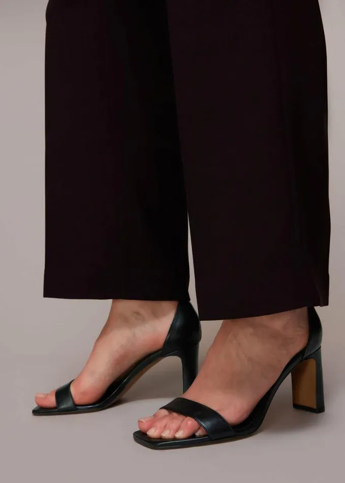 Whistles Lena Heeled Sandal Black Women Heels