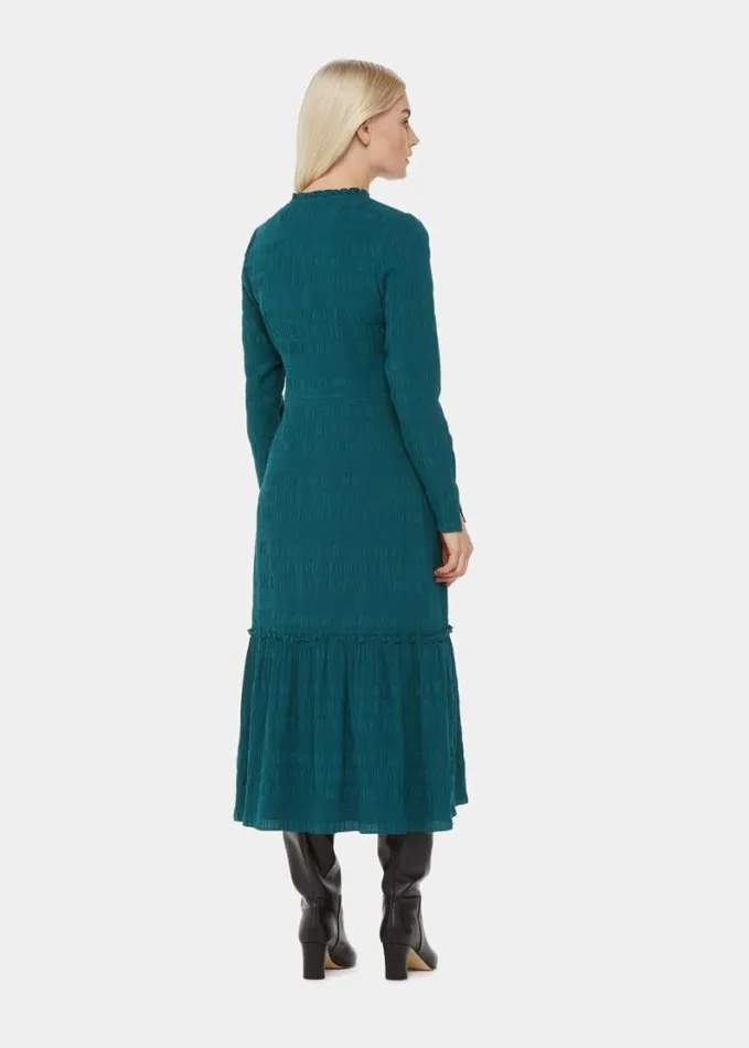 Whistles Petite Mila Textured Dress Green Women Petite Dresses and Jumpsuits Whistles Petite Mila Textured Dress Green Women Petite Dresses and Jumpsuits