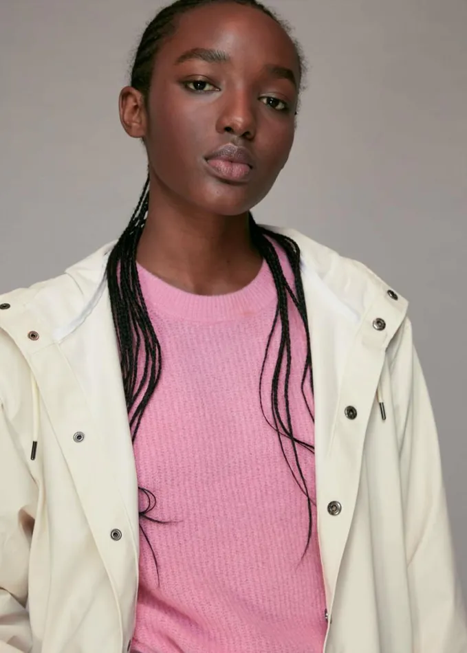 Whistles Rains Jacket Ivory Women Coats and Jackets