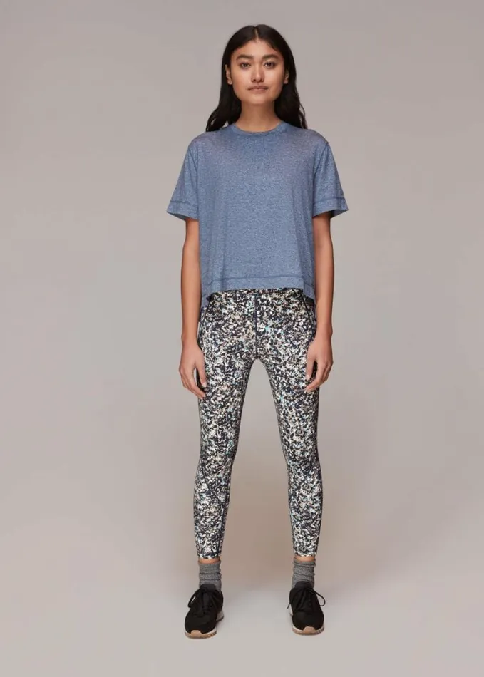 Whistles Ultimate Active Oversized Tee Navy Women Tops