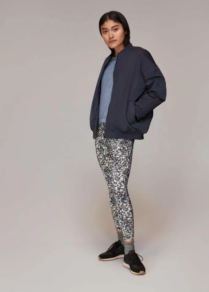 Whistles Ultimate Active Oversized Tee Navy Women Tops