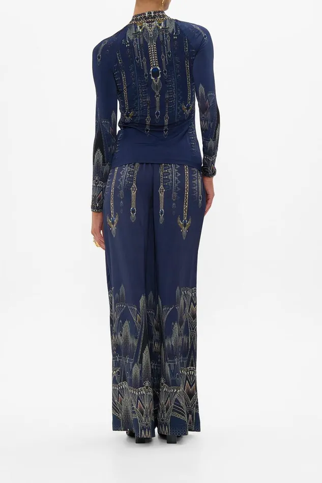 WIDE LEG WAISTED PANT THE EGYPT EFFECT The Egypt Effect Womens Camilla Pants