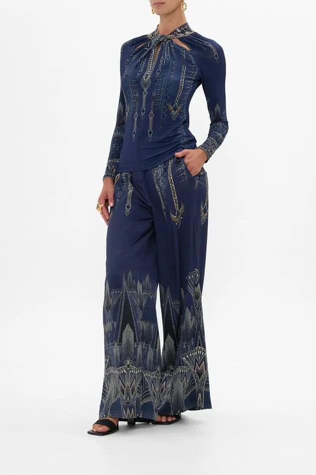 WIDE LEG WAISTED PANT THE EGYPT EFFECT The Egypt Effect Womens Camilla Pants