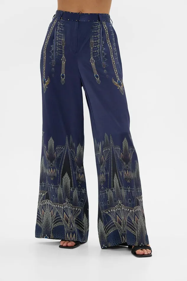 WIDE LEG WAISTED PANT THE EGYPT EFFECT The Egypt Effect Womens Camilla Pants