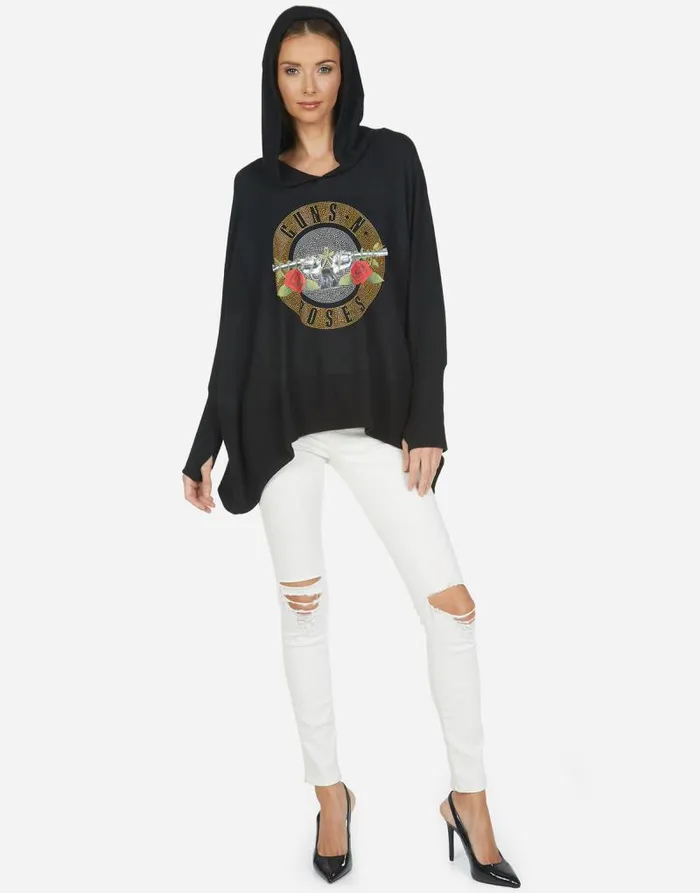 Wilma X Guns N039 Roses Black Women Lauren Moshi Hoodies