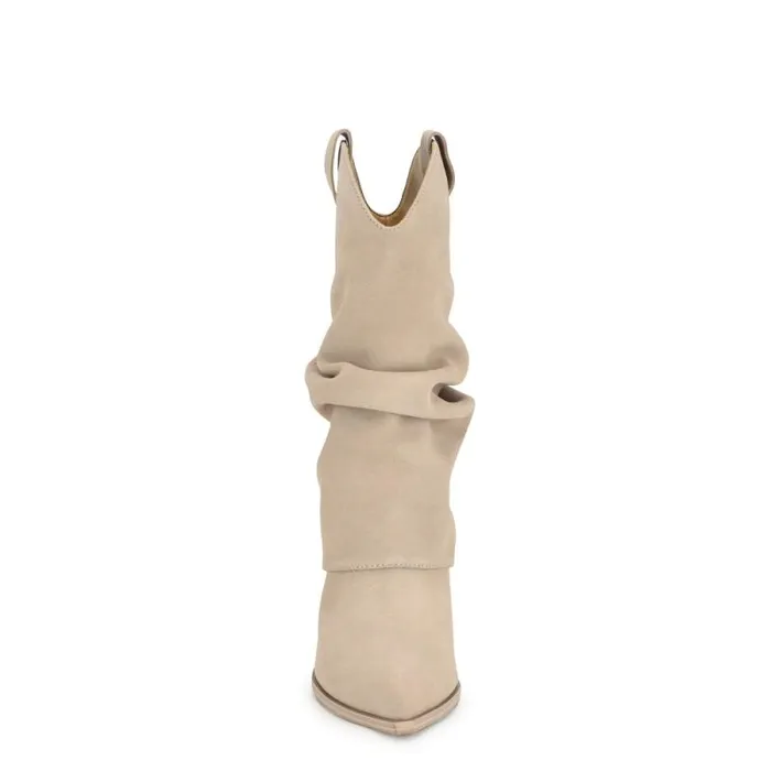 Wilton Western Boots Light Grey Suede Women Nine West Boots and Booties Wilton Western Boots Light Grey Suede Women Nine West Boots and Booties