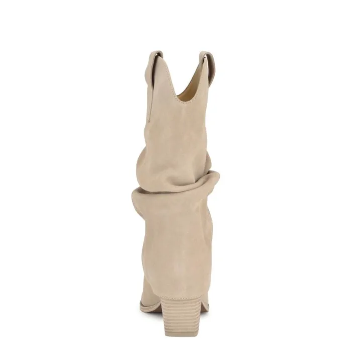 Wilton Western Boots Light Grey Suede Women Nine West Boots and Booties Wilton Western Boots Light Grey Suede Women Nine West Boots and Booties