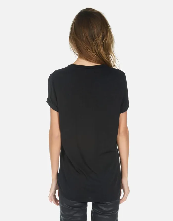Wolf Hamsa Elements Black Women Lauren Moshi Short Sleeve