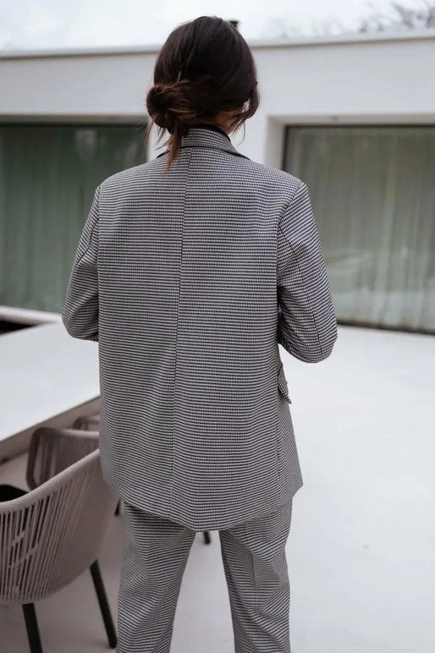 Women039s Clothing Blazers Easy Clothes Houndstooth Memphis Blazer