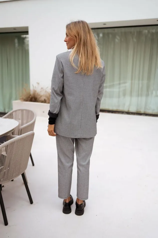 Women039s Clothing Blazers Easy Clothes Houndstooth Memphis Blazer