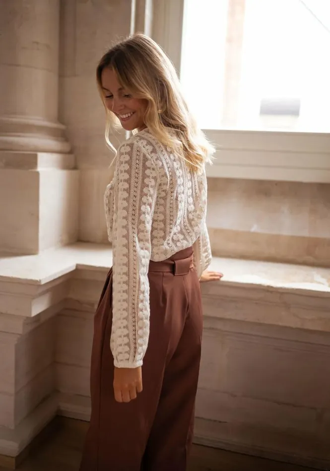 Women039s Clothing Blouses Easy Clothes Ecru Laslo Blouse Ecru Women039s Clothing Blouses Easy Clothes Ecru Laslo Blouse Ecru