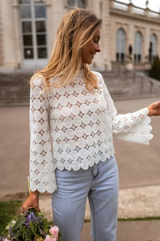 Women039s Clothing Blouses Easy Clothes Ecru Zia Blouse