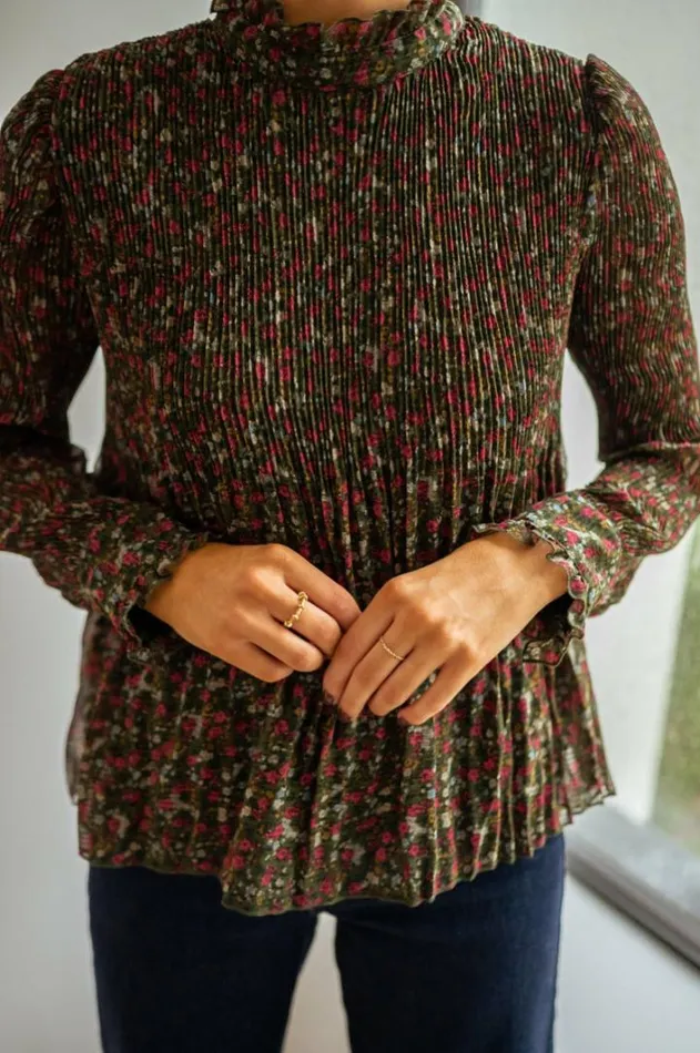 Women039s Clothing Blouses Easy Clothes Green Floral Evolene Blouse