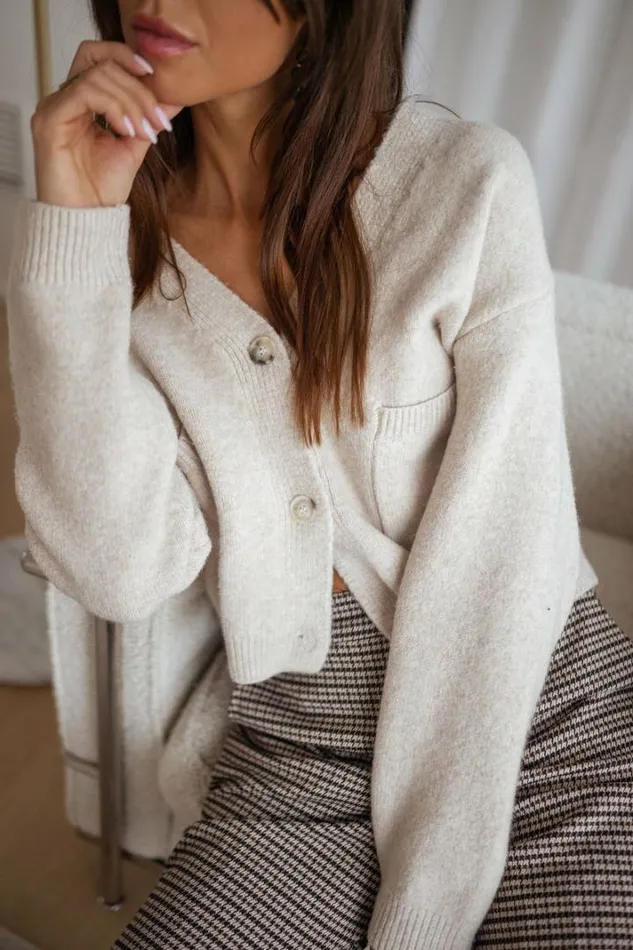 Women039s Clothing Cardigans Easy Clothes Beige Gaston Cardigan