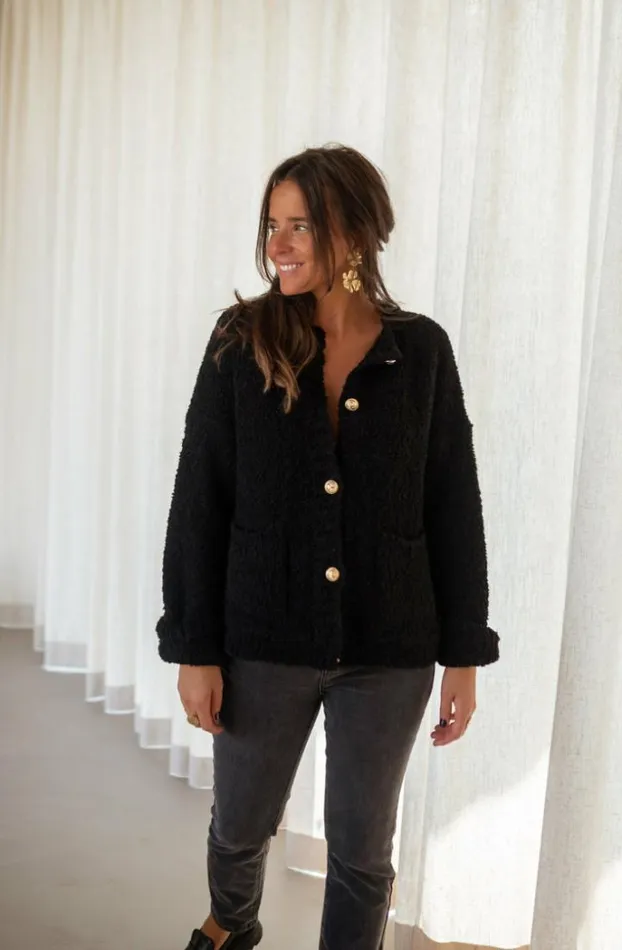 Women039s Clothing Cardigans Easy Clothes Black Charly Cardigan